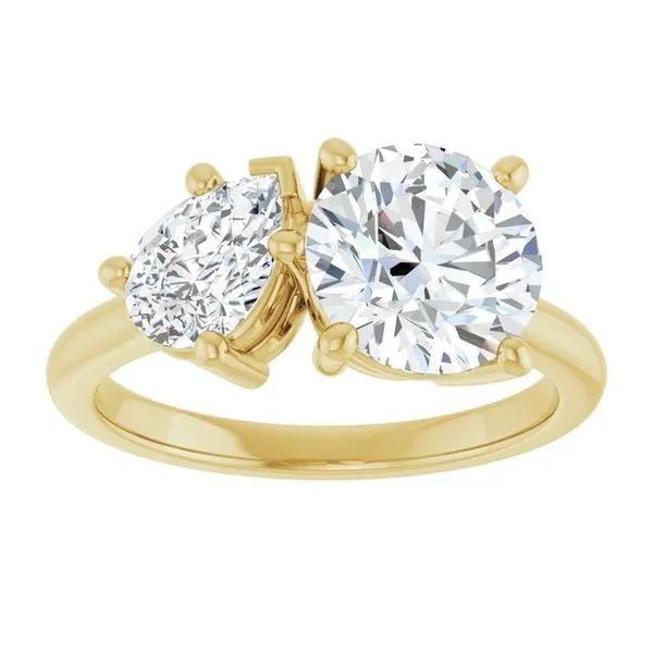 Two-Stone Engagement Ring Image 3 Don's Jewelry & Design Washington, IA