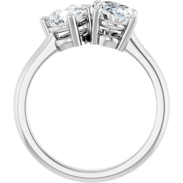 Two-Stone Engagement Ring Image 2 Vulcan's Forge LLC KANSAS CITY, MO