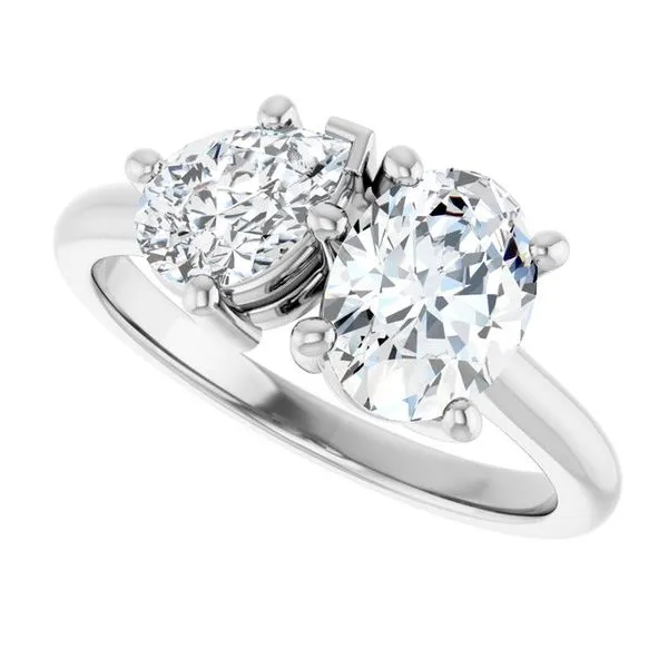 Two-Stone Engagement Ring Image 5 Paul James Jewelers Angels Camp, CA