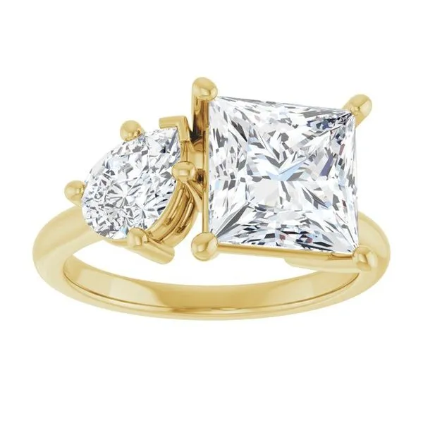 Two-Stone Engagement Ring Image 3 Michael Szwed Jewelers Longmeadow, MA