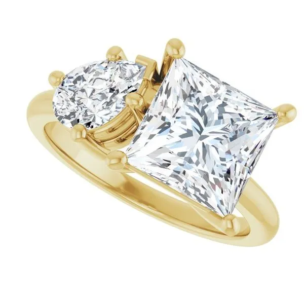 Two-Stone Engagement Ring Image 5 Morin Jewelers Southbridge, MA