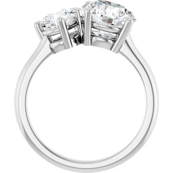 Two-Stone Engagement Ring Image 2 Mark Jewellers La Crosse, WI