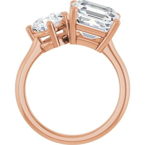 Two-Stone Engagement Ring Image 2 Don's Jewelry & Design Washington, IA