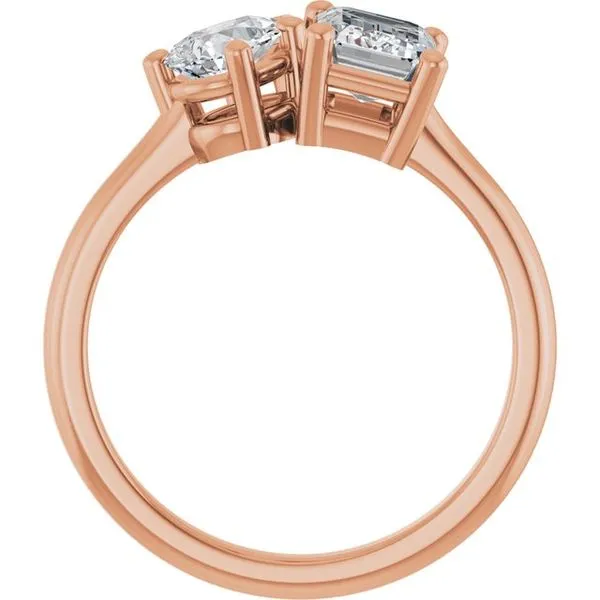 Two-Stone Engagement Ring Image 2 Don's Jewelry & Design Washington, IA