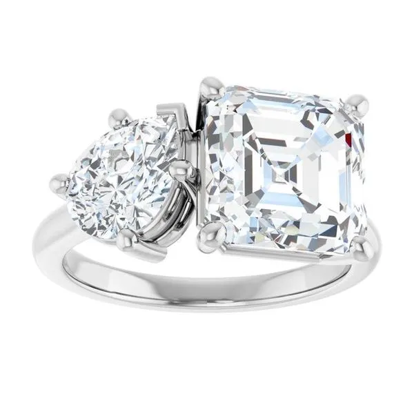 Two-Stone Engagement Ring Image 3 Arezzo Jewelers Elmwood Park, IL