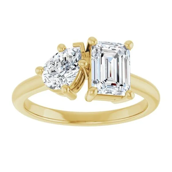 Two-Stone Engagement Ring Image 3 J. Thomas Jewelers Rochester Hills, MI