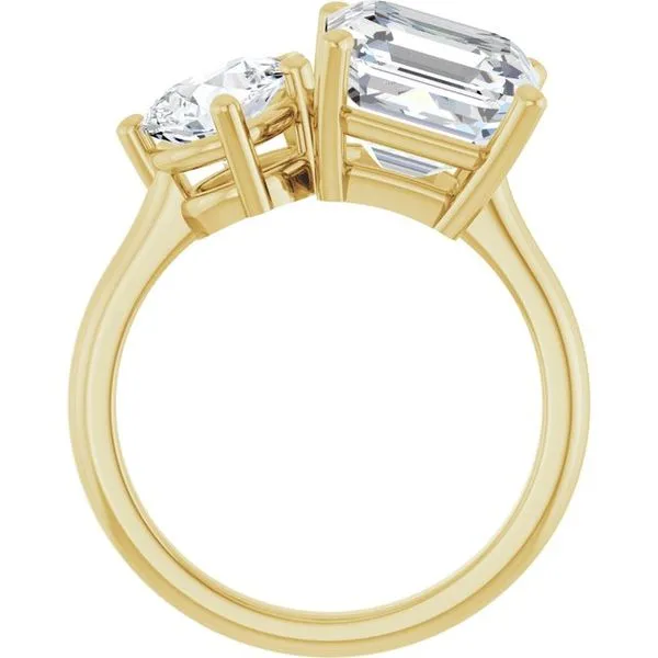 Two-Stone Engagement Ring Image 2 Arezzo Jewelers Elmwood Park, IL