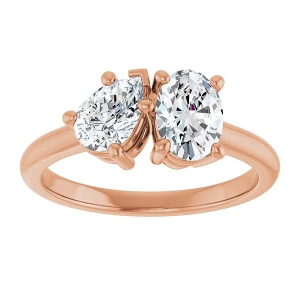 Two-Stone Engagement Ring Image 3 J. Thomas Jewelers Rochester Hills, MI