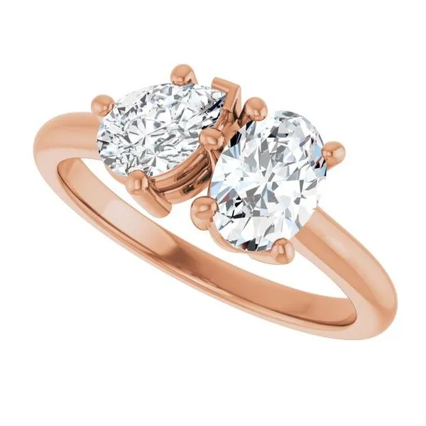 Two-Stone Engagement Ring Image 5 Don's Jewelry & Design Washington, IA