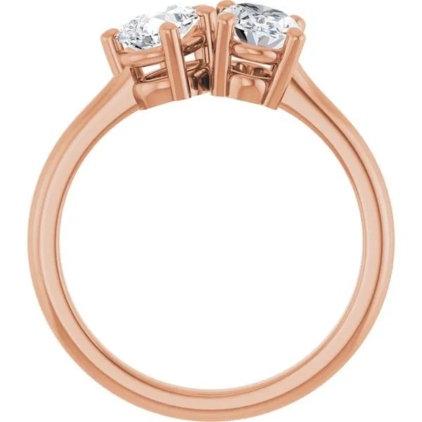 Two-Stone Engagement Ring Image 2 Don's Jewelry & Design Washington, IA