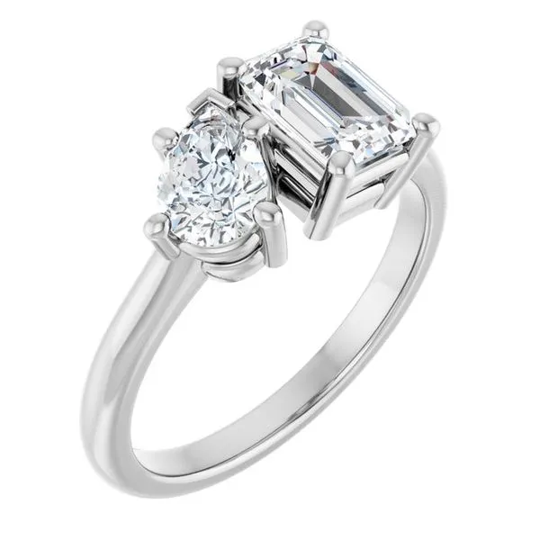 Two-Stone Engagement Ring Jimmy Smith Jewelers Decatur, AL