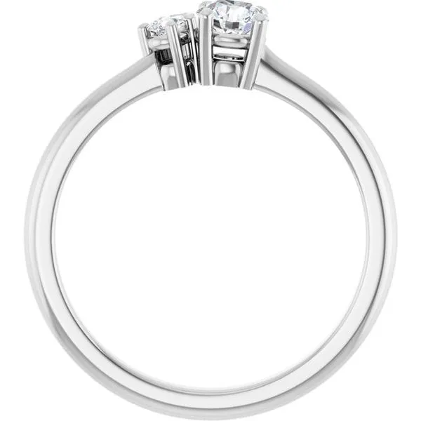 Two-Stone Engagement Ring Image 2 The Jewelry Source El Segundo, CA