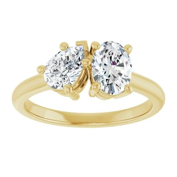 Two-Stone Engagement Ring Image 3 Natale Jewelers Sewell, NJ