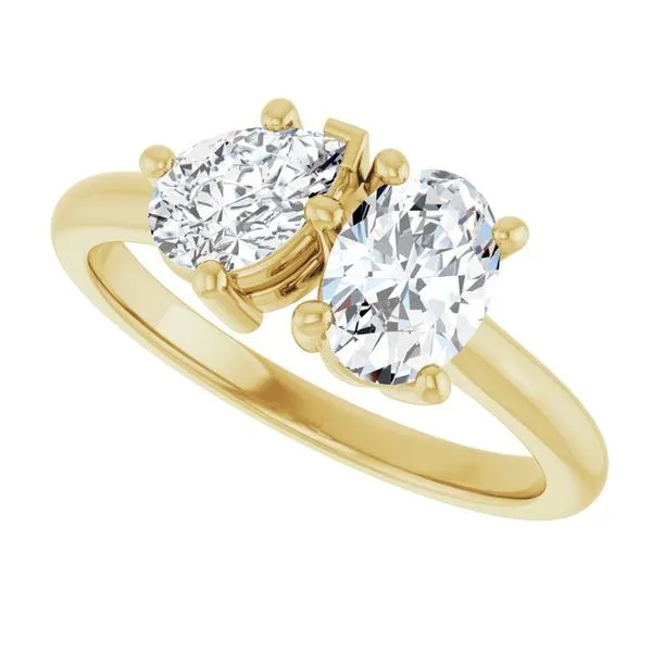 Two-Stone Engagement Ring Image 5 Futer Bros Jewelers York, PA