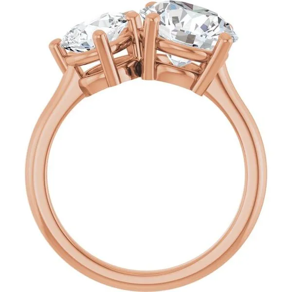 Two-Stone Engagement Ring Image 2 Austin's Fine Diamonds & Jewelry Lyndhurst, NJ