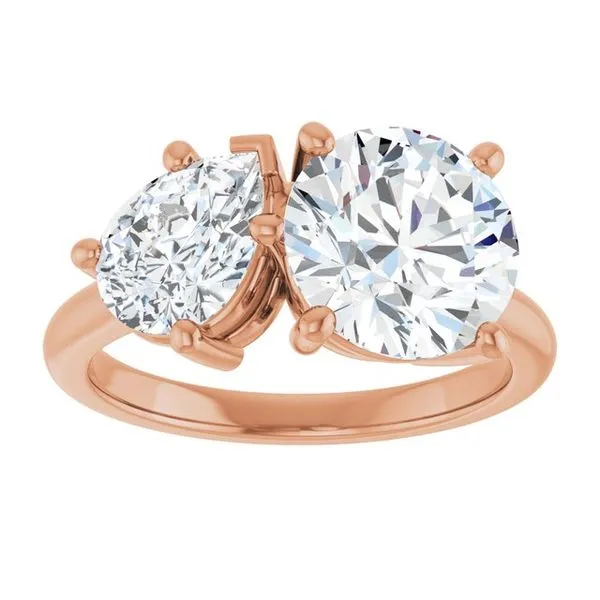 Two-Stone Engagement Ring Image 3 JF Jones Jewelers Rochester, NY