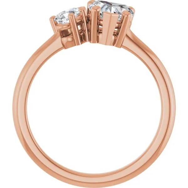 Two-Stone Engagement Ring Image 2 Don's Jewelry & Design Washington, IA