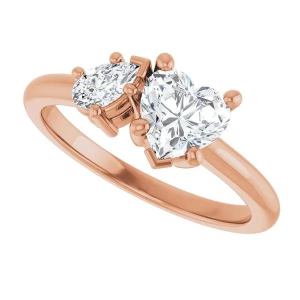 Two-Stone Engagement Ring Image 5 Don's Jewelry & Design Washington, IA