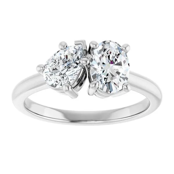 Two-Stone Engagement Ring Image 3 Natale Jewelers Sewell, NJ