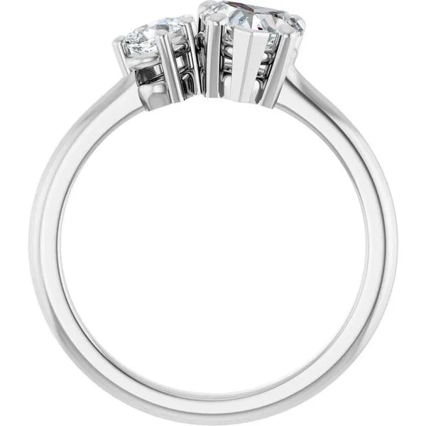 Two-Stone Engagement Ring Image 2 Arezzo Jewelers Elmwood Park, IL