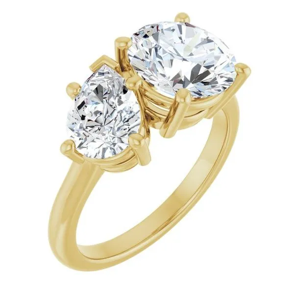 Two-Stone Engagement Ring JF Jones Jewelers Rochester, NY