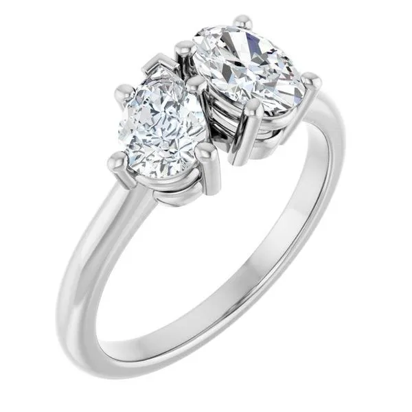 Two-Stone Engagement Ring Paul James Jewelers Angels Camp, CA