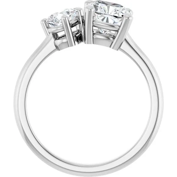 Two-Stone Engagement Ring Image 2 Banks Jewelers Burnsville, NC