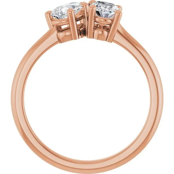 Two-Stone Engagement Ring Image 2 Futer Bros Jewelers York, PA