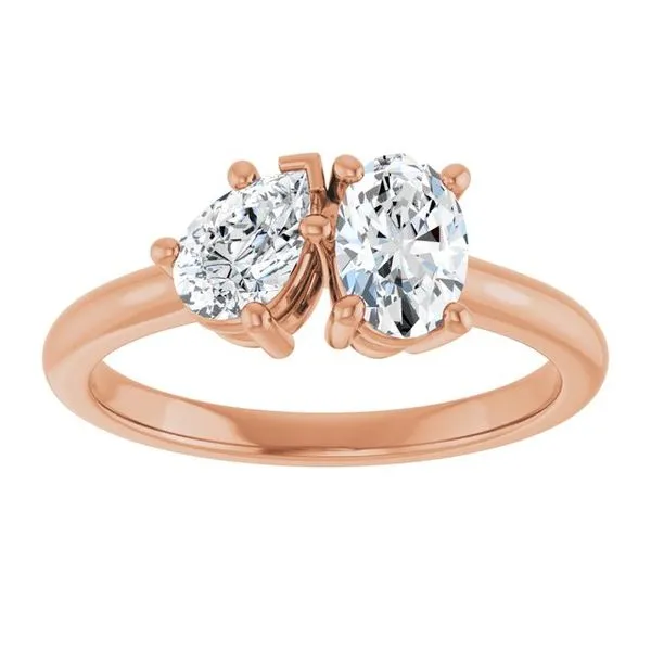 Two-Stone Engagement Ring Image 3 JF Jones Jewelers Rochester, NY