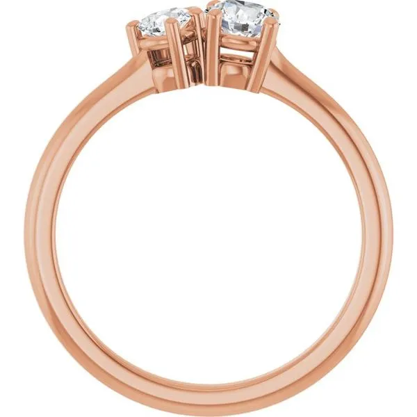 Two-Stone Engagement Ring Image 2 Ocean View Jewelers Millville, DE