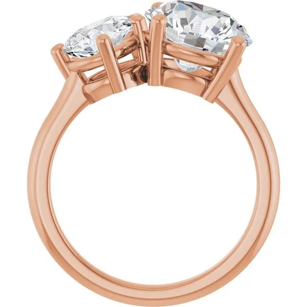 Two-Stone Engagement Ring Image 2 Michael Szwed Jewelers Longmeadow, MA