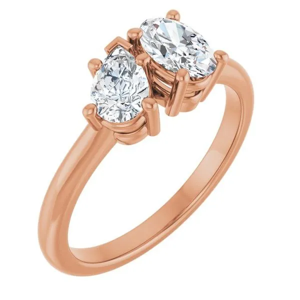 Two-Stone Engagement Ring Hudson Valley Goldsmith New Paltz, NY