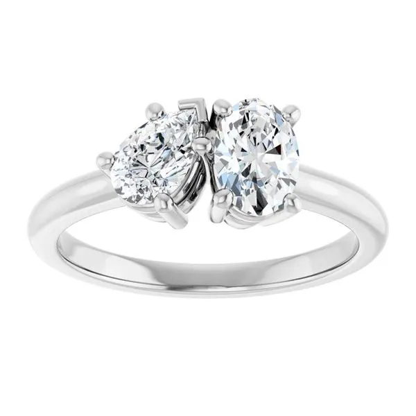 Two-Stone Engagement Ring Image 3 Mark Jewellers La Crosse, WI