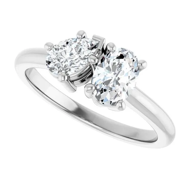 Two-Stone Engagement Ring Image 5 Mark Jewellers La Crosse, WI