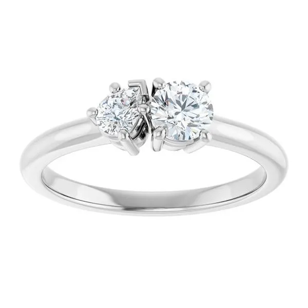 Two-Stone Engagement Ring Image 3 Redlands Jewelers Redlands, CA