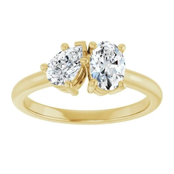 Two-Stone Engagement Ring Image 3 JF Jones Jewelers Rochester, NY