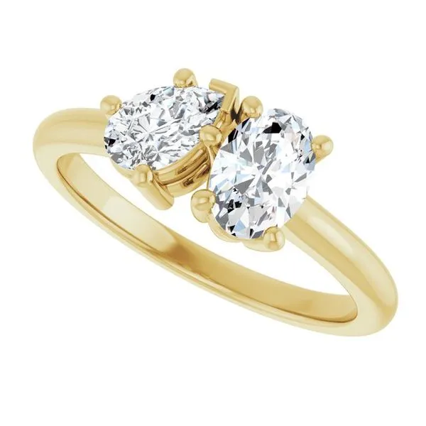 Two-Stone Engagement Ring Image 5 Mark Jewellers La Crosse, WI