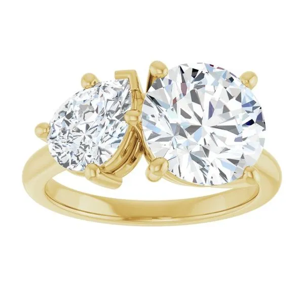 Two-Stone Engagement Ring Image 3 Don's Jewelry & Design Washington, IA