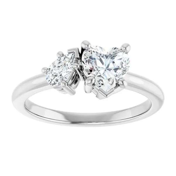 Two-Stone Engagement Ring Image 3 JF Jones Jewelers Rochester, NY