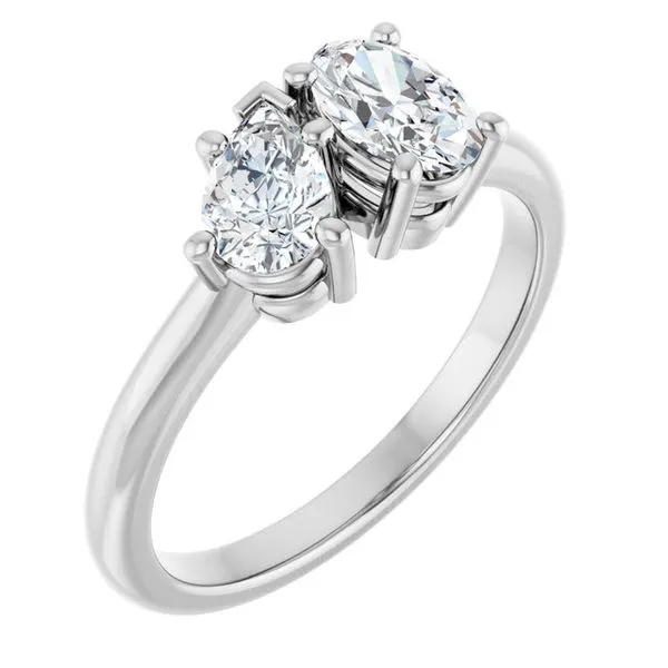 Two-Stone Engagement Ring Raleigh Diamond Fine Jewelry Raleigh, NC