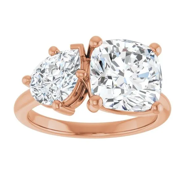 Two-Stone Engagement Ring Image 3 Futer Bros Jewelers York, PA