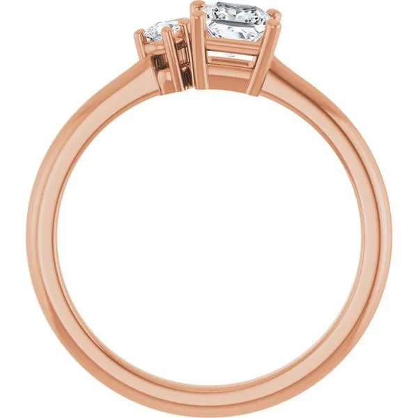 Two-Stone Engagement Ring Image 2 Ocean View Jewelers Millville, DE