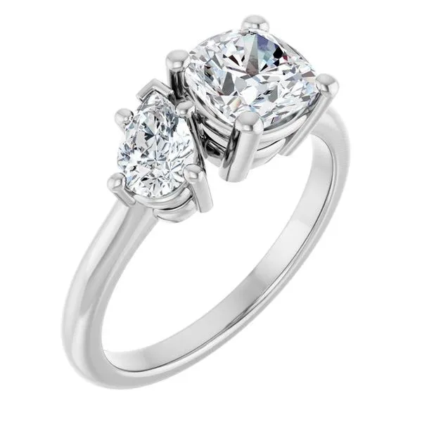 Two-Stone Engagement Ring Jimmy Smith Jewelers Decatur, AL