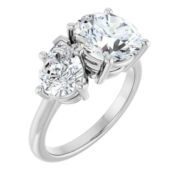 Two-Stone Engagement Ring Ocean View Jewelers Millville, DE