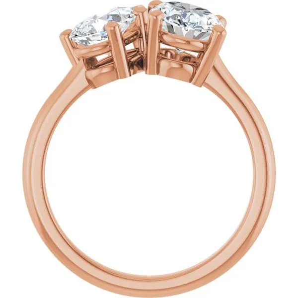 Two-Stone Engagement Ring Image 2 Morin Jewelers Southbridge, MA