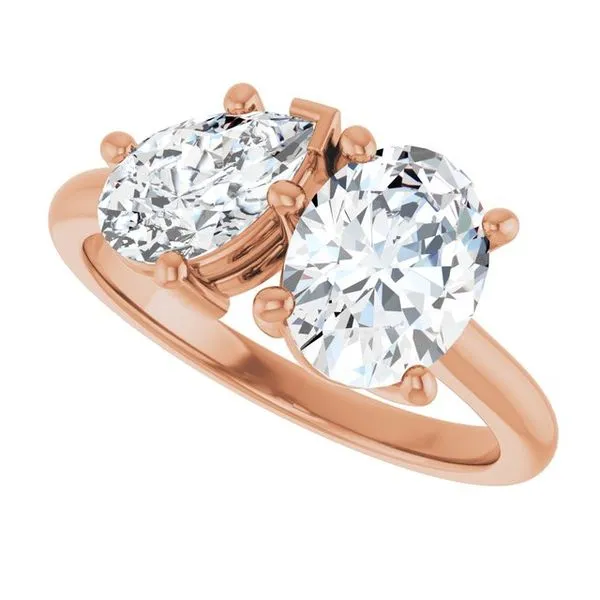 Two-Stone Engagement Ring Image 5 Morin Jewelers Southbridge, MA