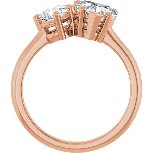 Two-Stone Engagement Ring Image 2 JF Jones Jewelers Rochester, NY