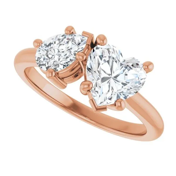 Two-Stone Engagement Ring Image 5 Mark Jewellers La Crosse, WI