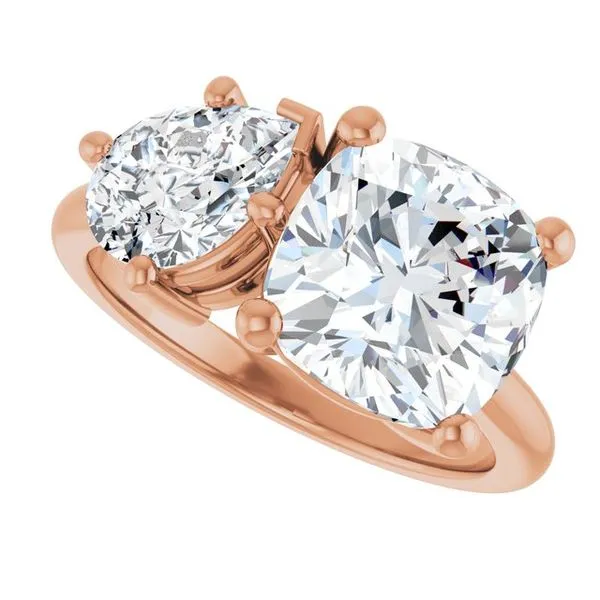 Two-Stone Engagement Ring Image 5 J. Thomas Jewelers Rochester Hills, MI