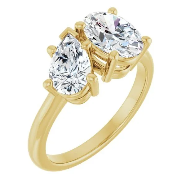 Two-Stone Engagement Ring Don's Jewelry & Design Washington, IA